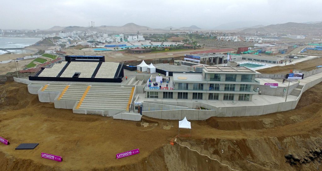 Centro de Alto Rendimiento, Punta Rocas, Perú, será nuevamente sede de Juegos Panamericanos. Foto: Lima 2019.