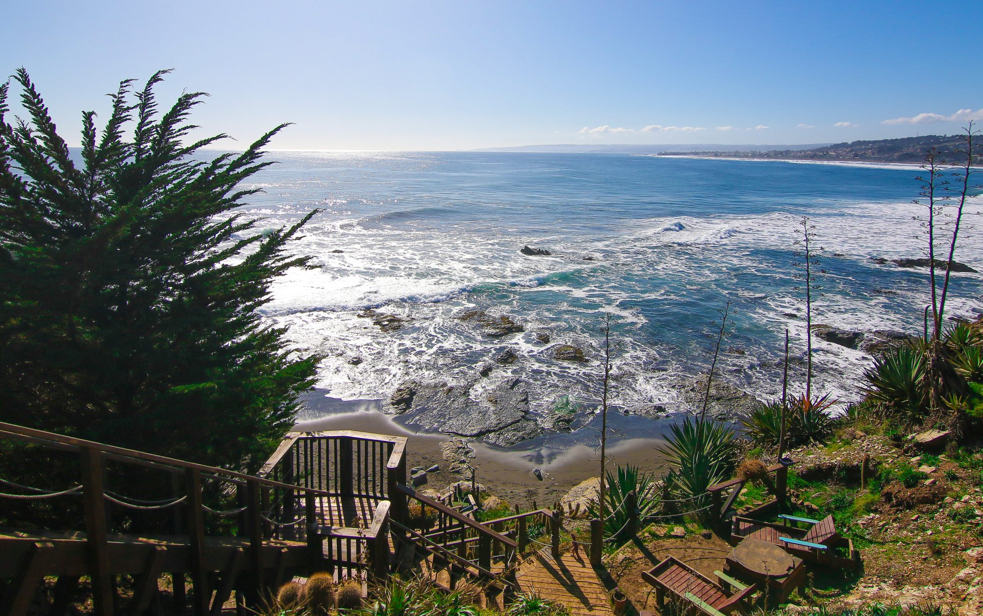 La Reserva Mundial de Surf Punta de Lobos será la sede del Surf en Santiago 2023. Foto por Santiago 2023