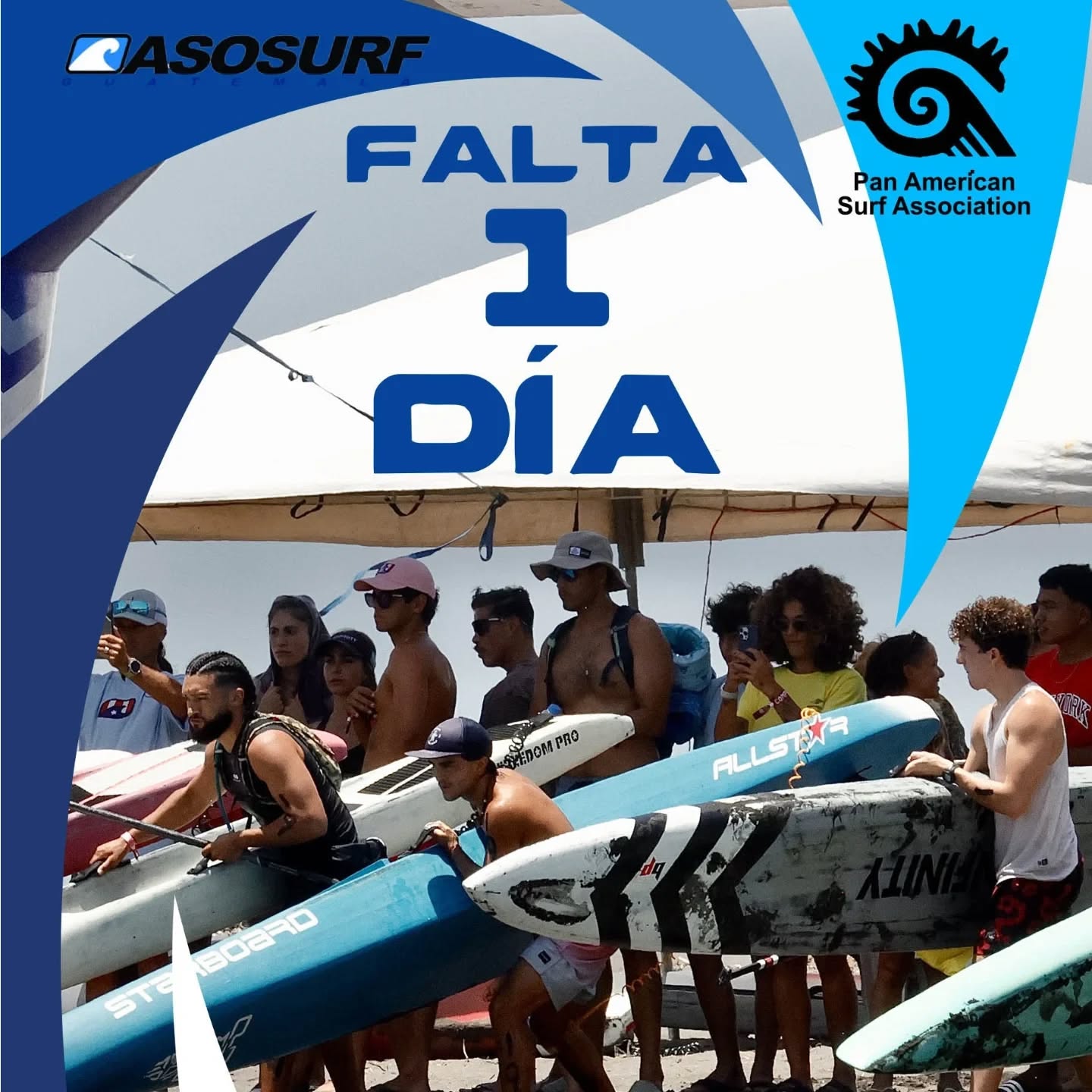 Mañana arranca la disciplina del Surf en los @jcaguatemala2025. 
@centrocaribesports 
@panamsports 
@acodepaoficial 
@odesur 
@odeboprensa 
@surf_aps 
@fedesurfcr 
@fesasurf 
@fedesurfnica 
@asosurf